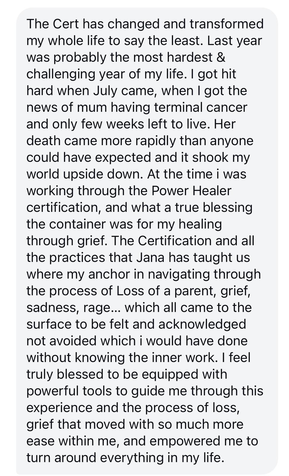 Student Testimonial 1